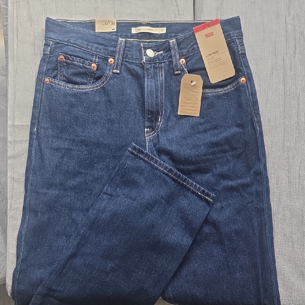Levi's Women's Dark Blue Straight Leg Jeans